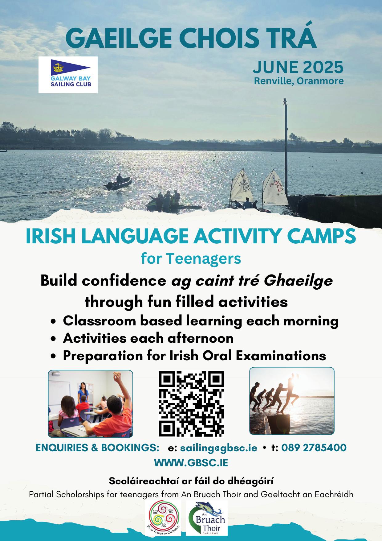 Activity camps ‘as Gaeilge’ in Oranmore