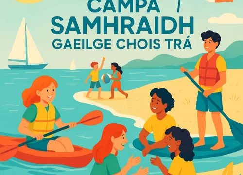 Campa seoltóireachta trí Ghaeilge