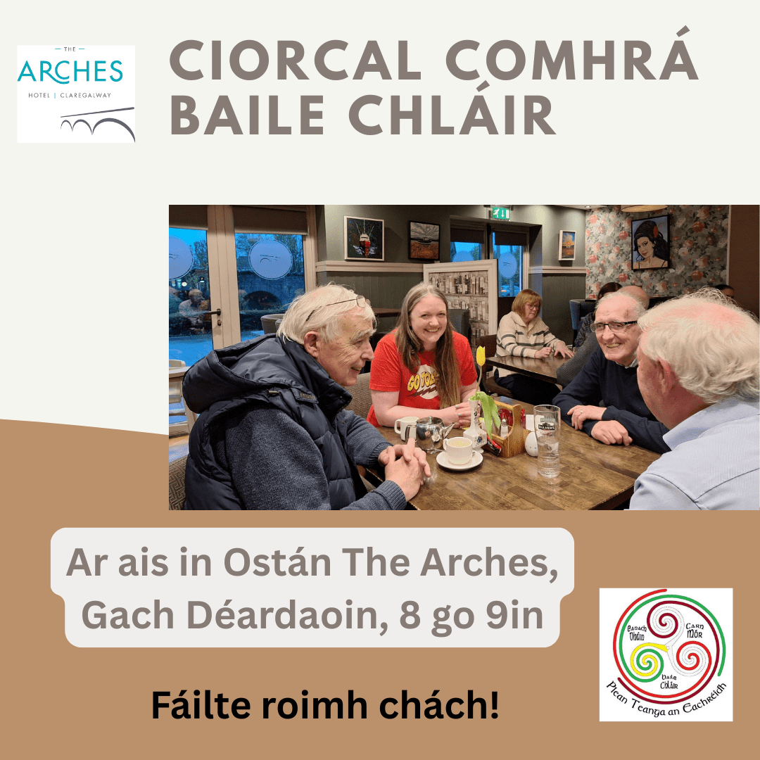 Ciorcal comhrá at The Arches