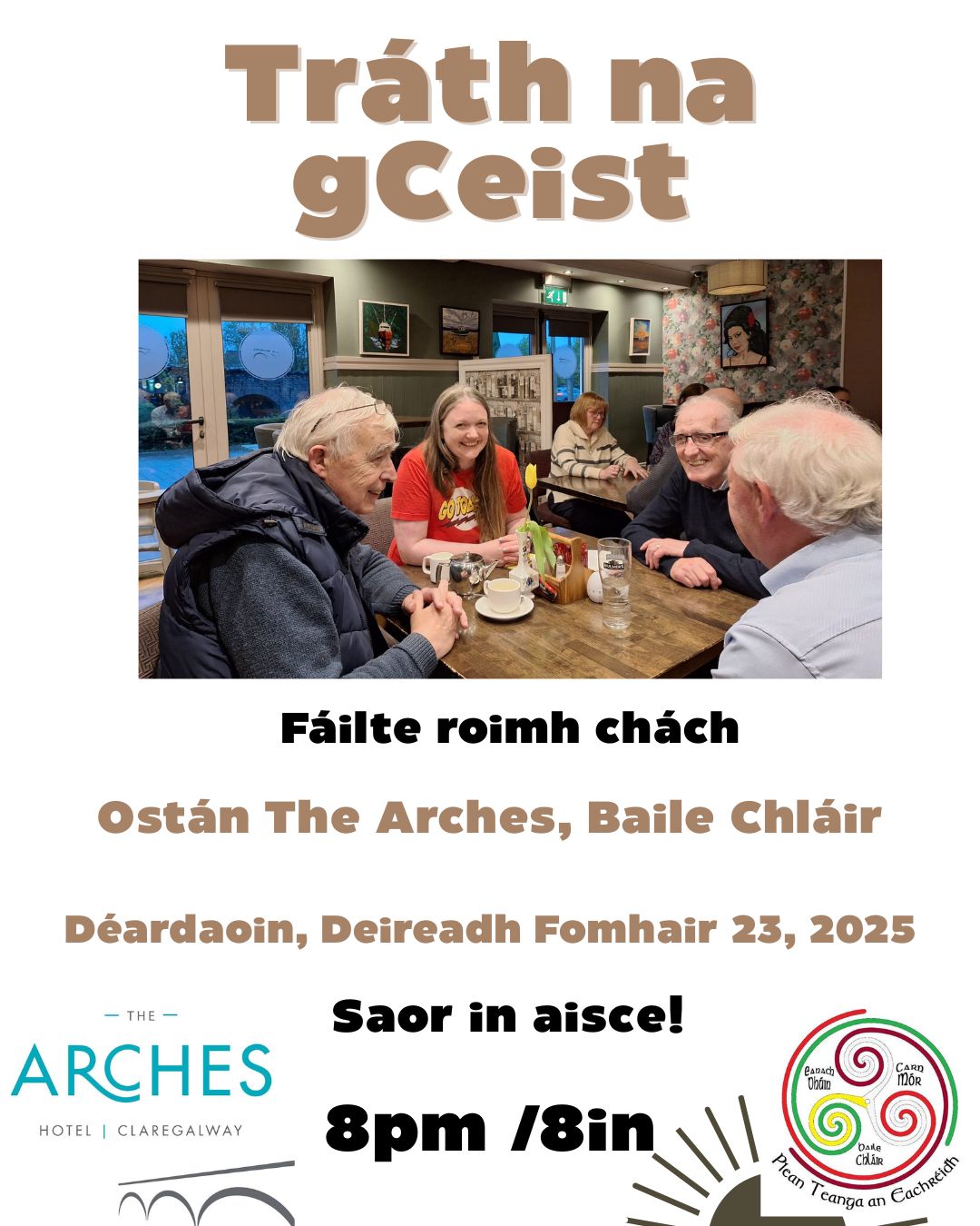Table quiz ‘as Gaeilge’ in Claregalway