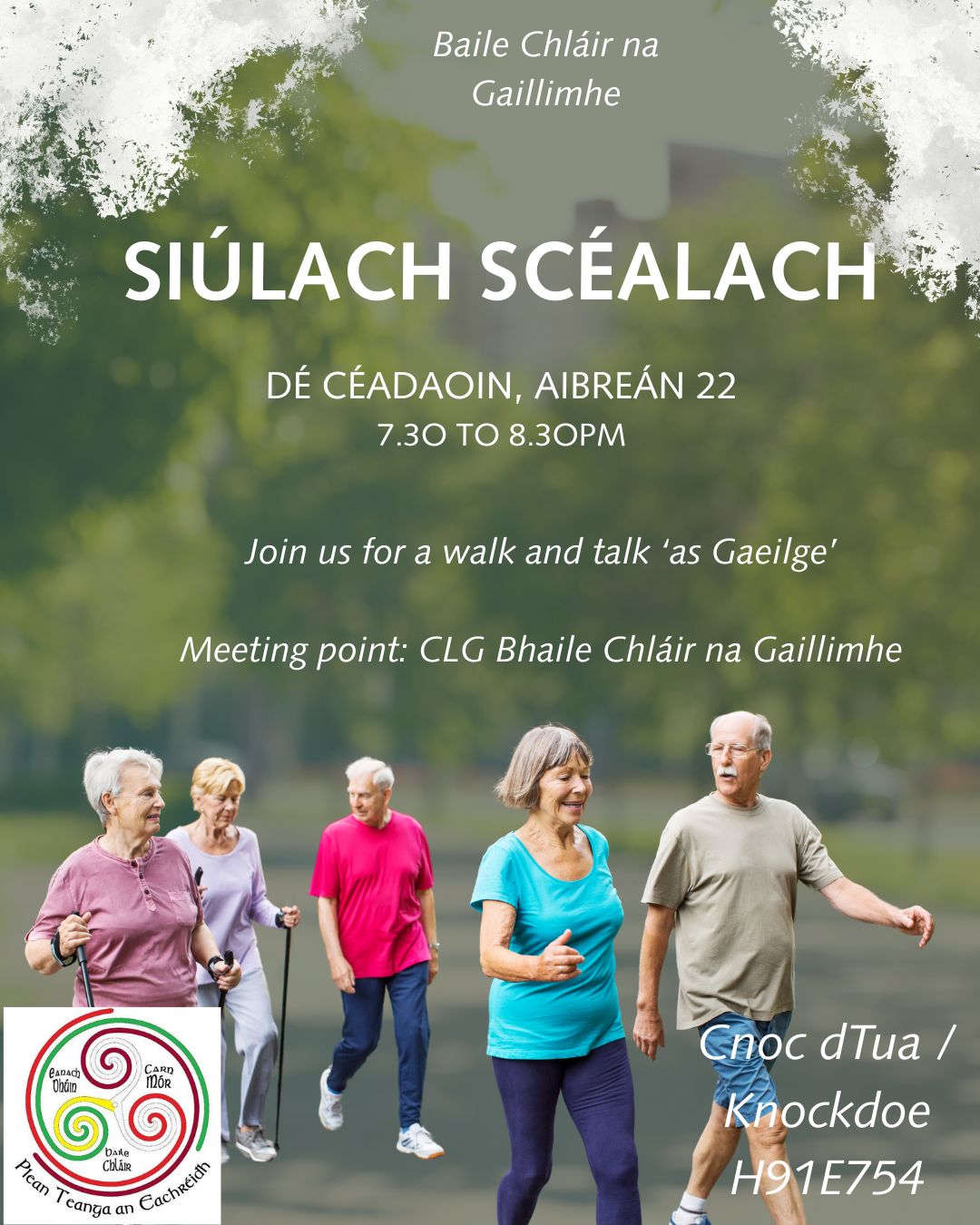 Walking together ‘as Gaeilge’ on Wednesdays