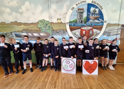Children launch poetry book in Annaghdown