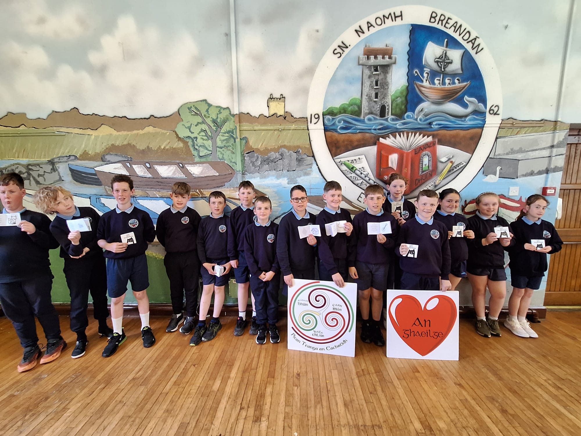 Children launch poetry book in Annaghdown